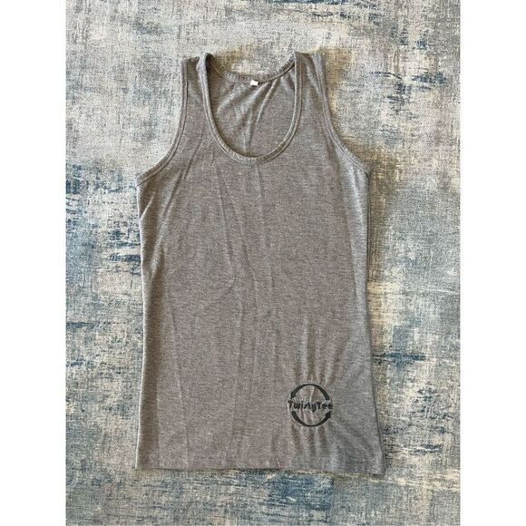 Twisty Tee Gray Bottle Opening Tank Top Medium - Picture 1 of 6